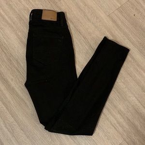 Madewell black skinny jeans